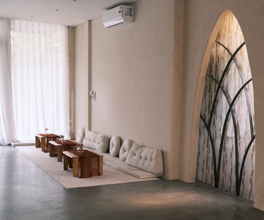 Seating area at LUNAR studio
